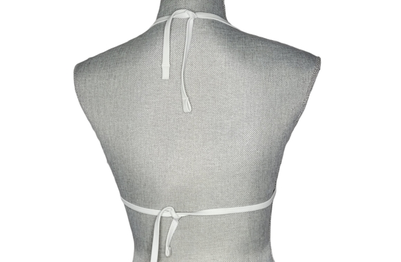 69 Slam Swim Lemon Print 2 Piece Set Bikini Triangle 3 Way Self-Tie Top/Bottom - Picture 4 of 10